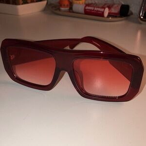 Red sunglasses